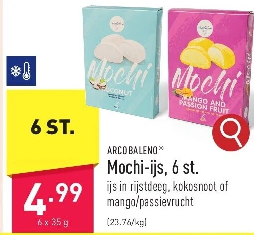 Mochi-ijs, 6 st.
