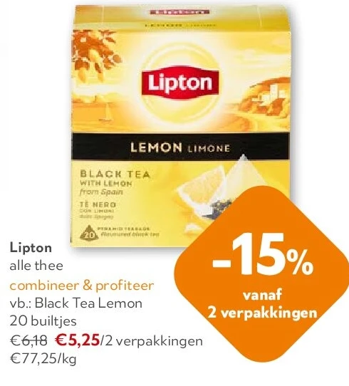 Lipton alle thee