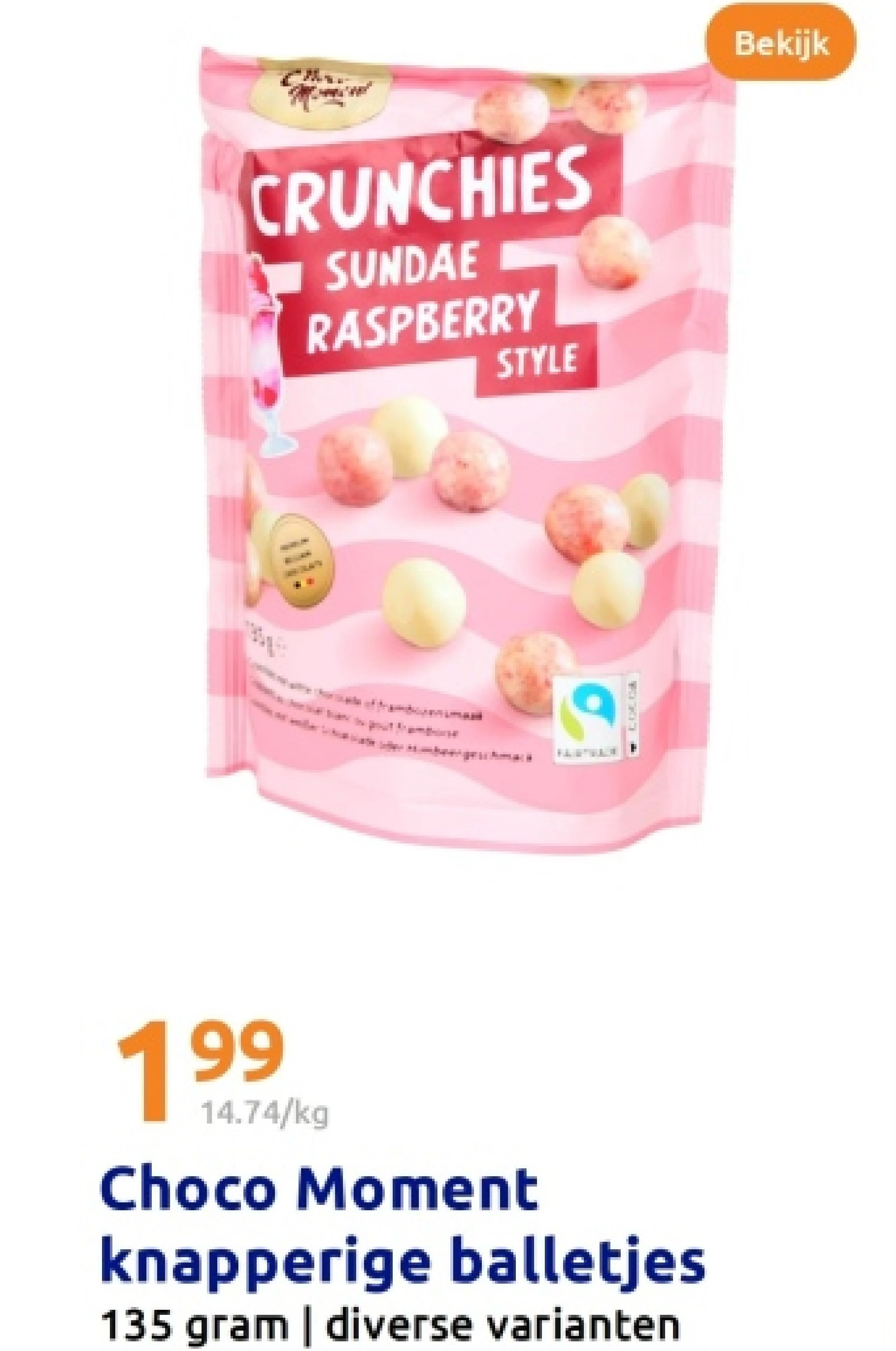 Choco Moment knapperige balletjes