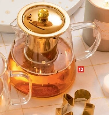 Glazen theepot - 80 cl