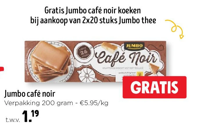 Jumbo café noir