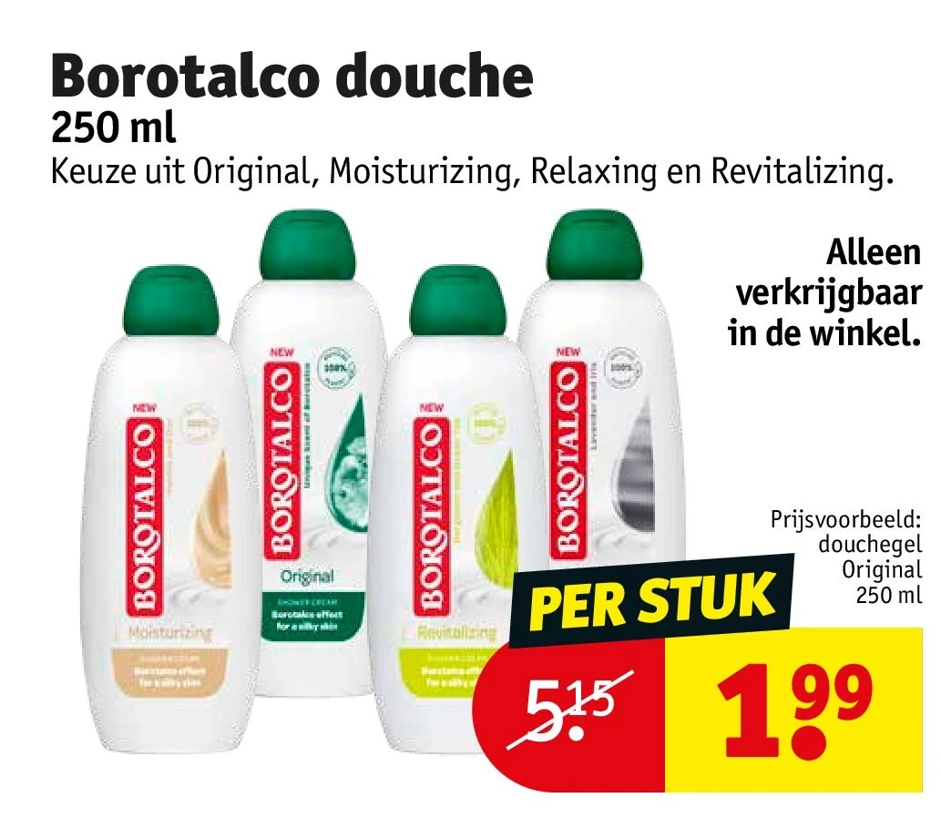 Borotalco douche