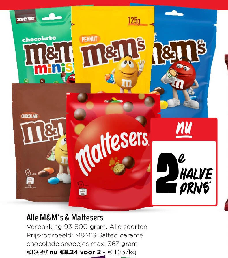 Alle M&M’s & Maltesers