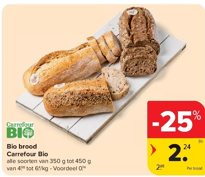 Bio brood Carrefour Bio