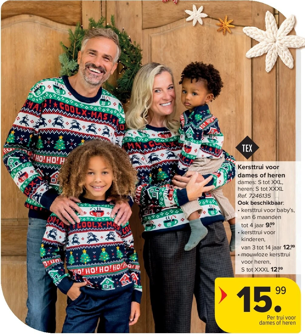 Kersttrui voor dames of heren