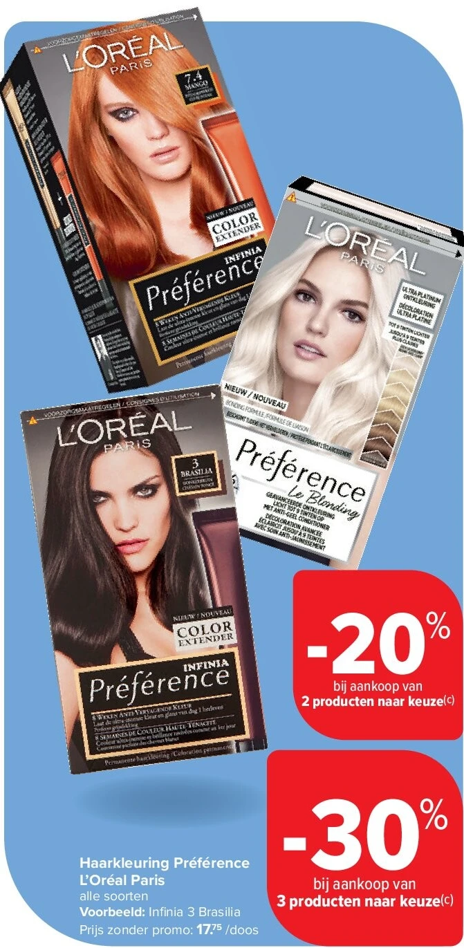 Haarkleuring Préférence L’Oréal Paris