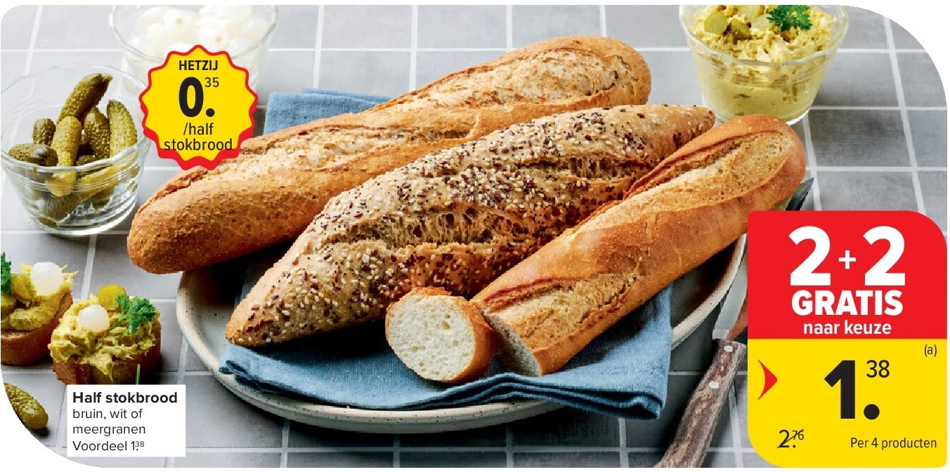 Half stokbrood