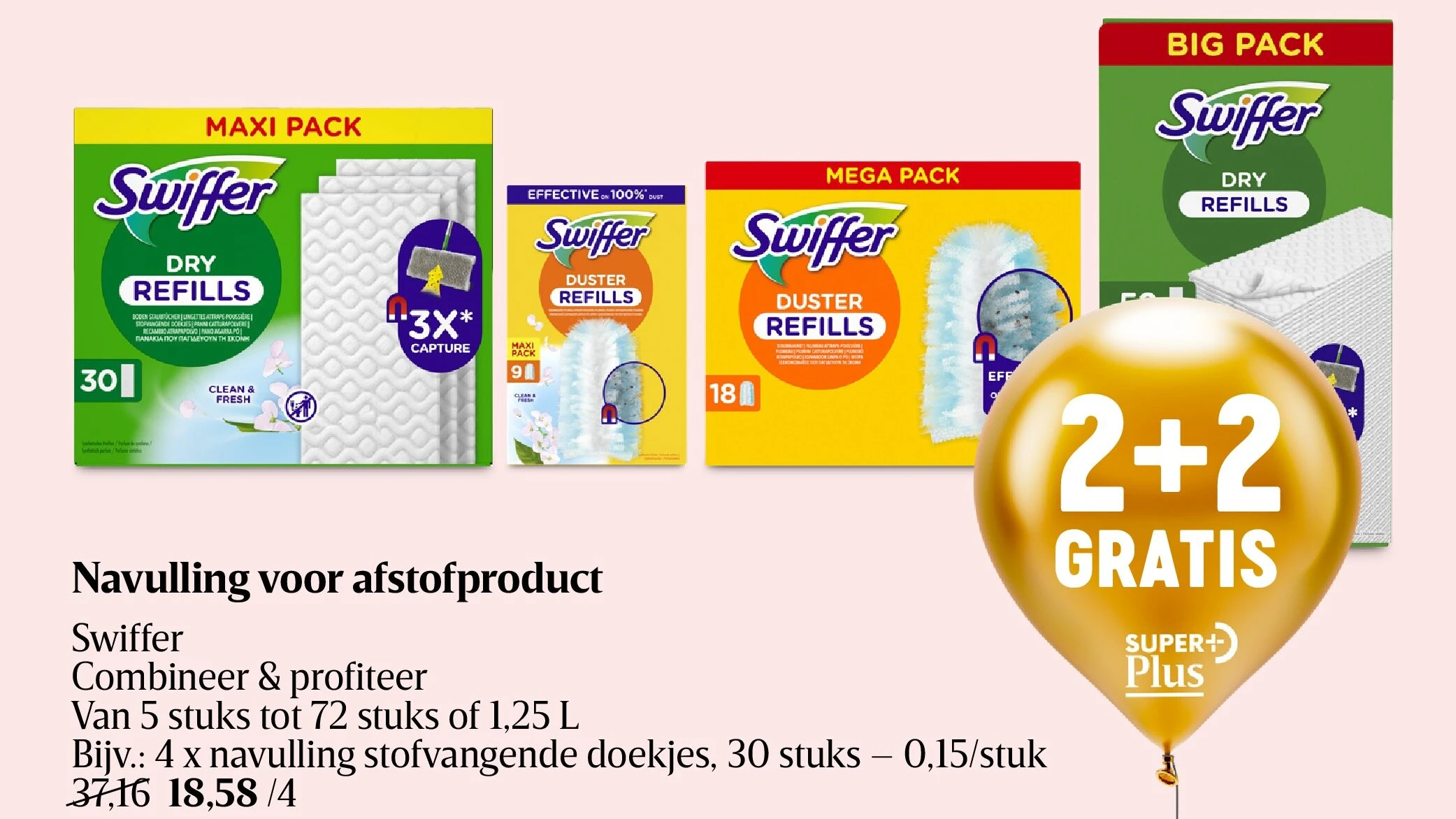 Navulling voor afstofproduct