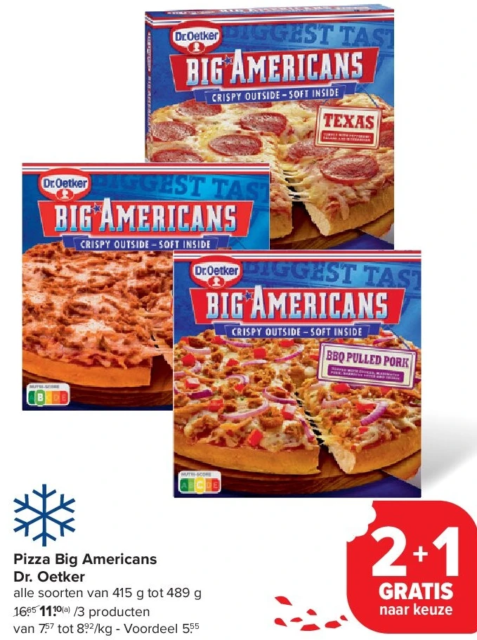 Pizza Big Americans Dr. Oetker