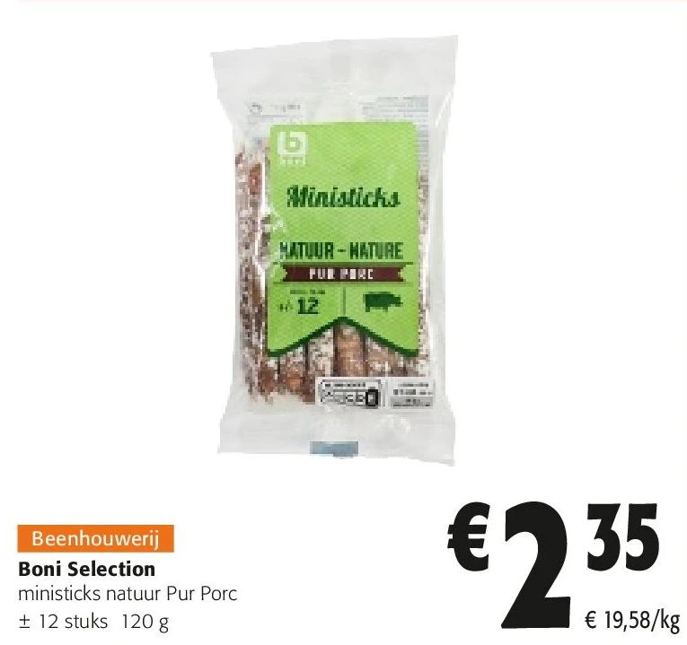 Boni Selection ministicks natuur Pur Porc
