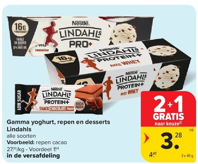 Gamma yoghurt, repen en desserts Lindahls