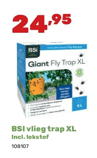 BSI vlieg trap XL Incl. lokstof