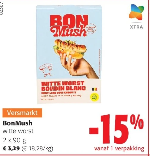 BonMush witte worst