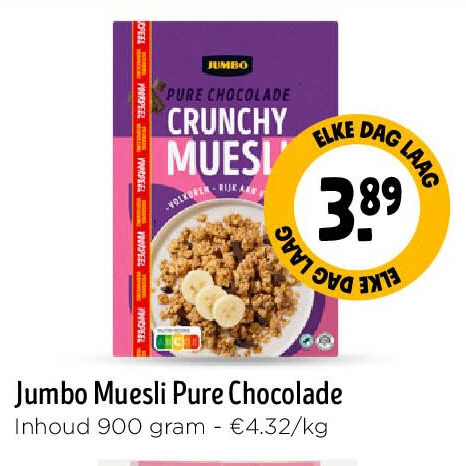 Jumbo Muesli Pure Chocolade
