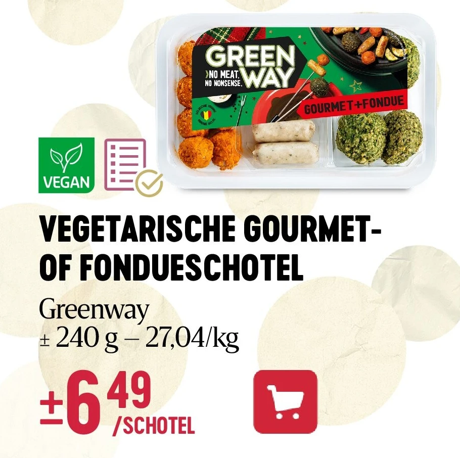 VEGETARISCHE GOURMETOF FONDUESCHOTEL