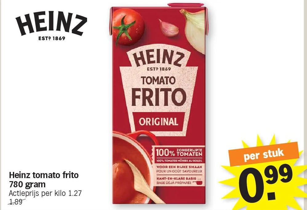 Heinz tomato frito 780 gram