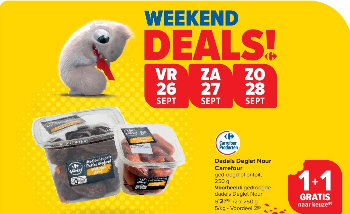 Dadels Deglet Nour Carrefour