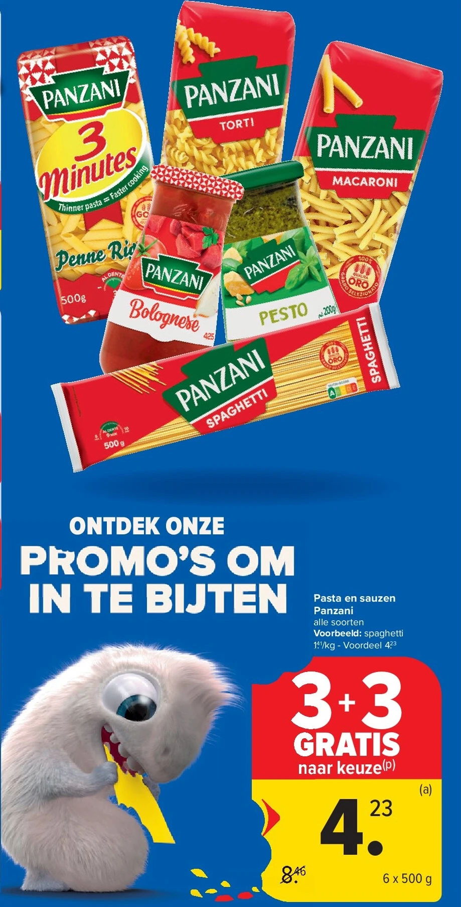 Pasta en sauzen Panzani