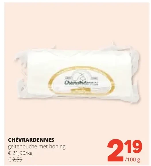 CHÈVRARDENNES geitenbuche met honing