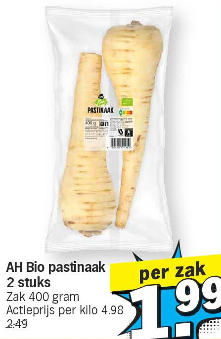 AH Bio pastinaak 2 stuks