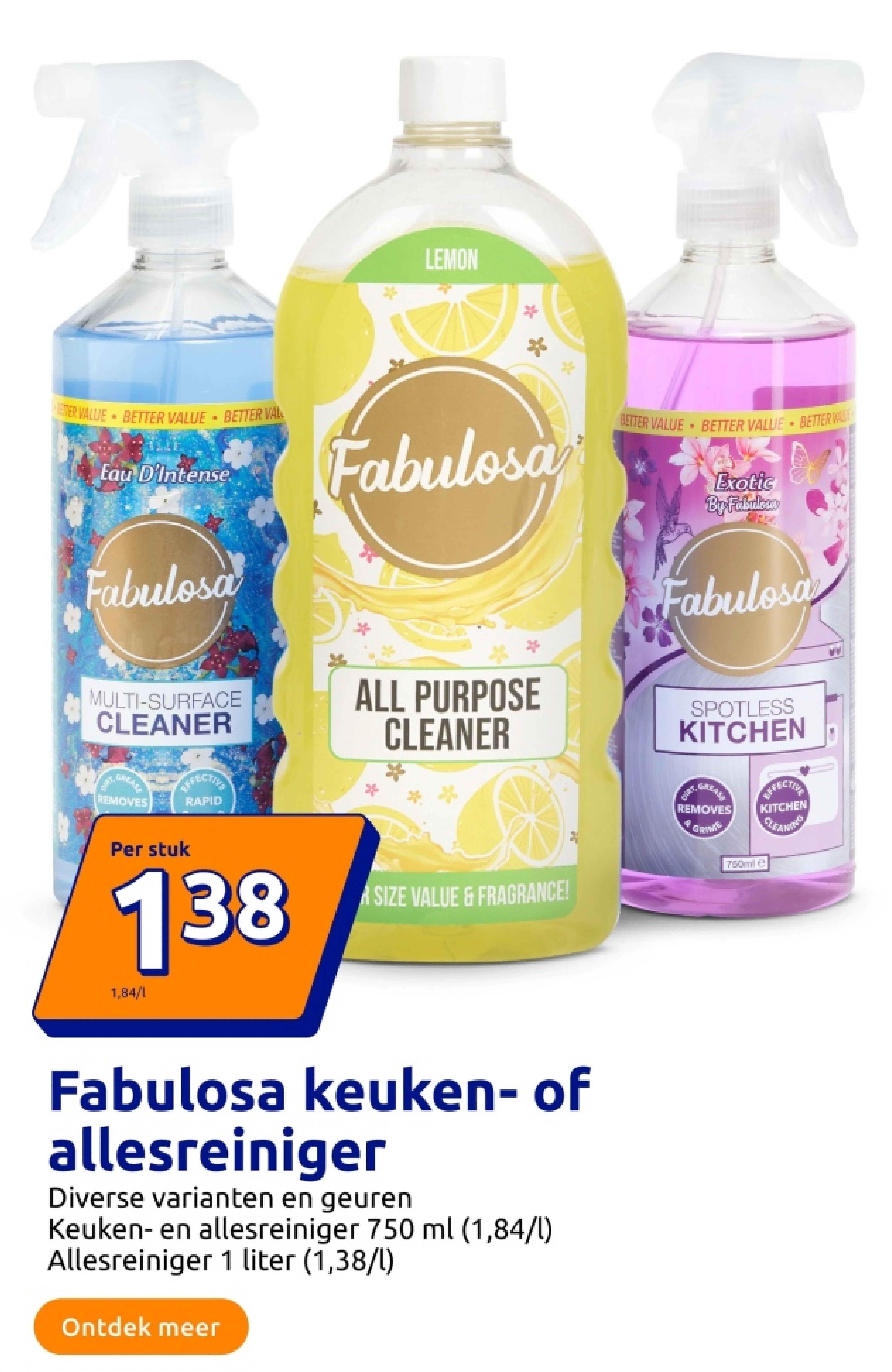 Fabulosa keuken- of allesreiniger