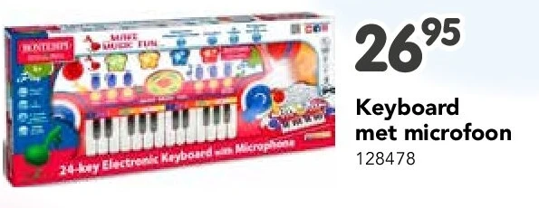 Keyboard met microfoon