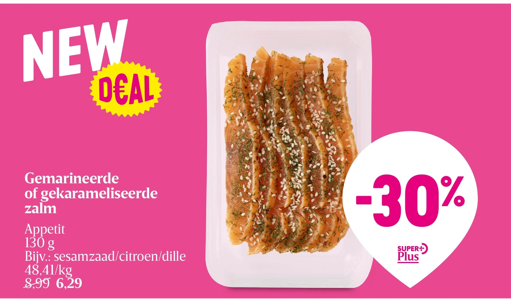 Gemarineerde of gekarameliseerde zalm