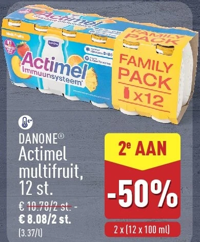 Actimel multifruit, 12st.