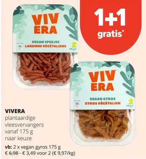 VIVERA plantaardige vleesvervangers vanaf 175 g
