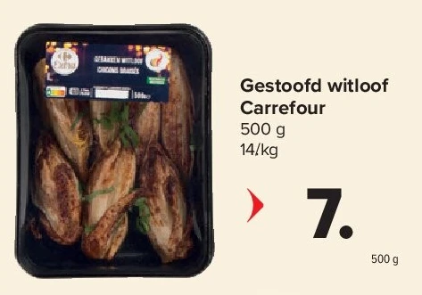 Gestoofd witloof Carrefour