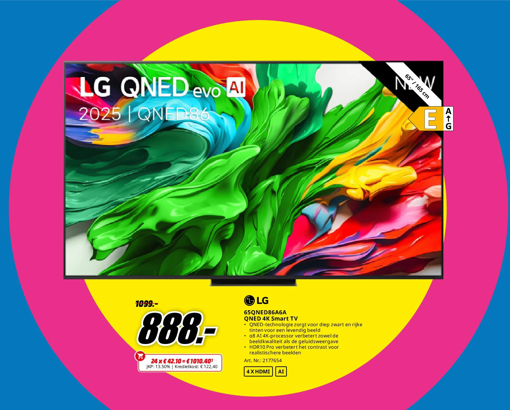 LG 65QNED86A6A QNED 4K Smart TV