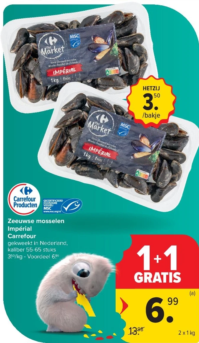 Zeeuwse mosselen Impérial Carrefour