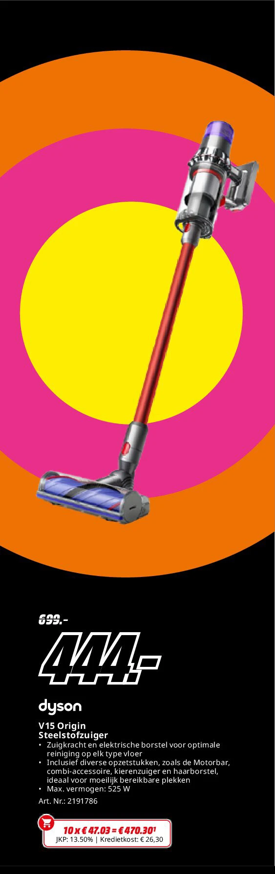 dyson V15 Origin Steelstofzuiger