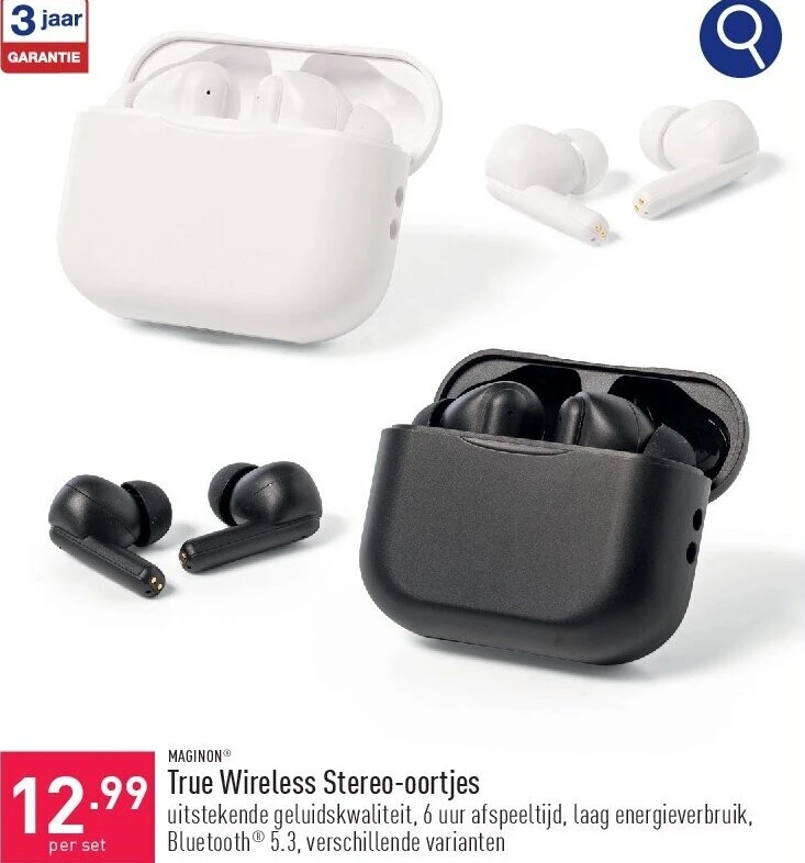 True Wireless Stereo-oortjes