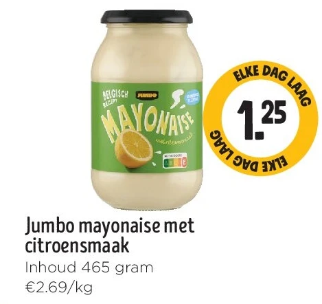 Jumbo mayonaise met citroensmaak