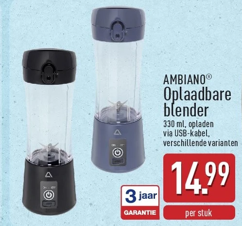 Oplaadbare blender