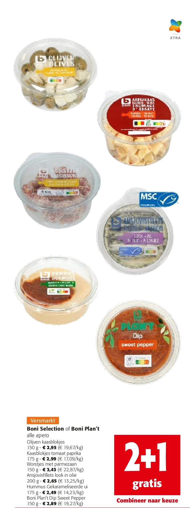 Olijven kaasblokjes 150 g