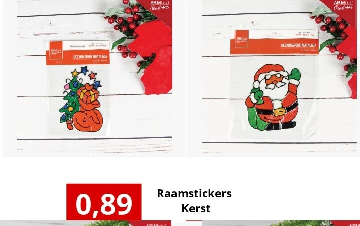 Raamstickers Kerst