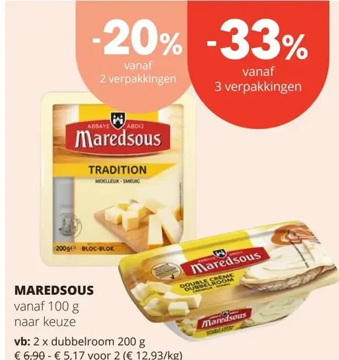 MAREDSOUS vanaf 100 g