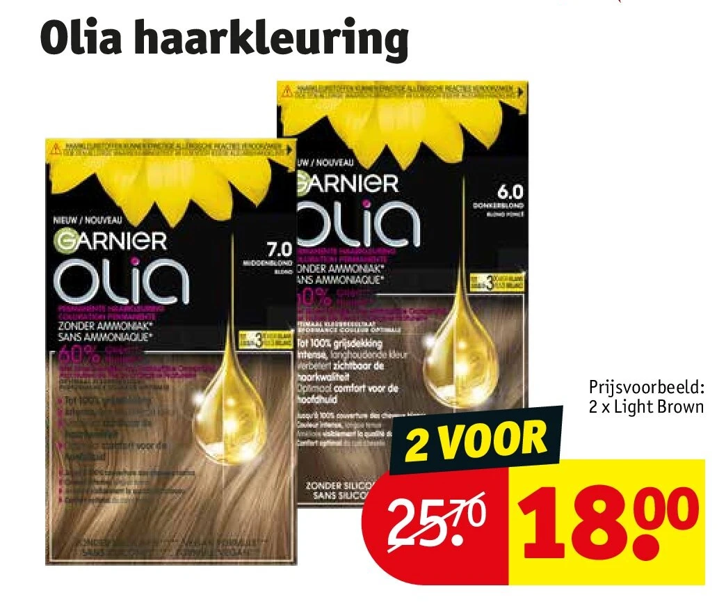 Olia haarkleuring