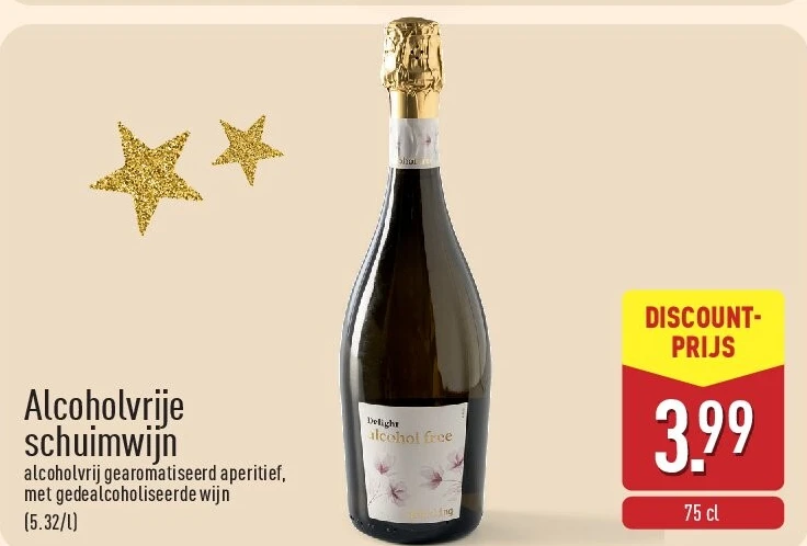 Alcoholvrije schuimwijn