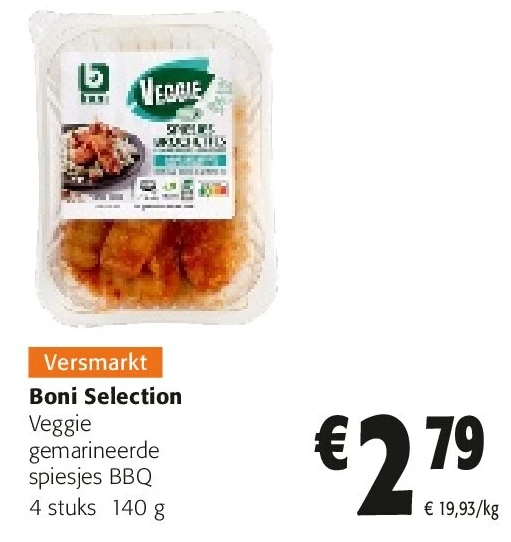 Boni Selection Veggie gemarineerde spiesjes BBQ