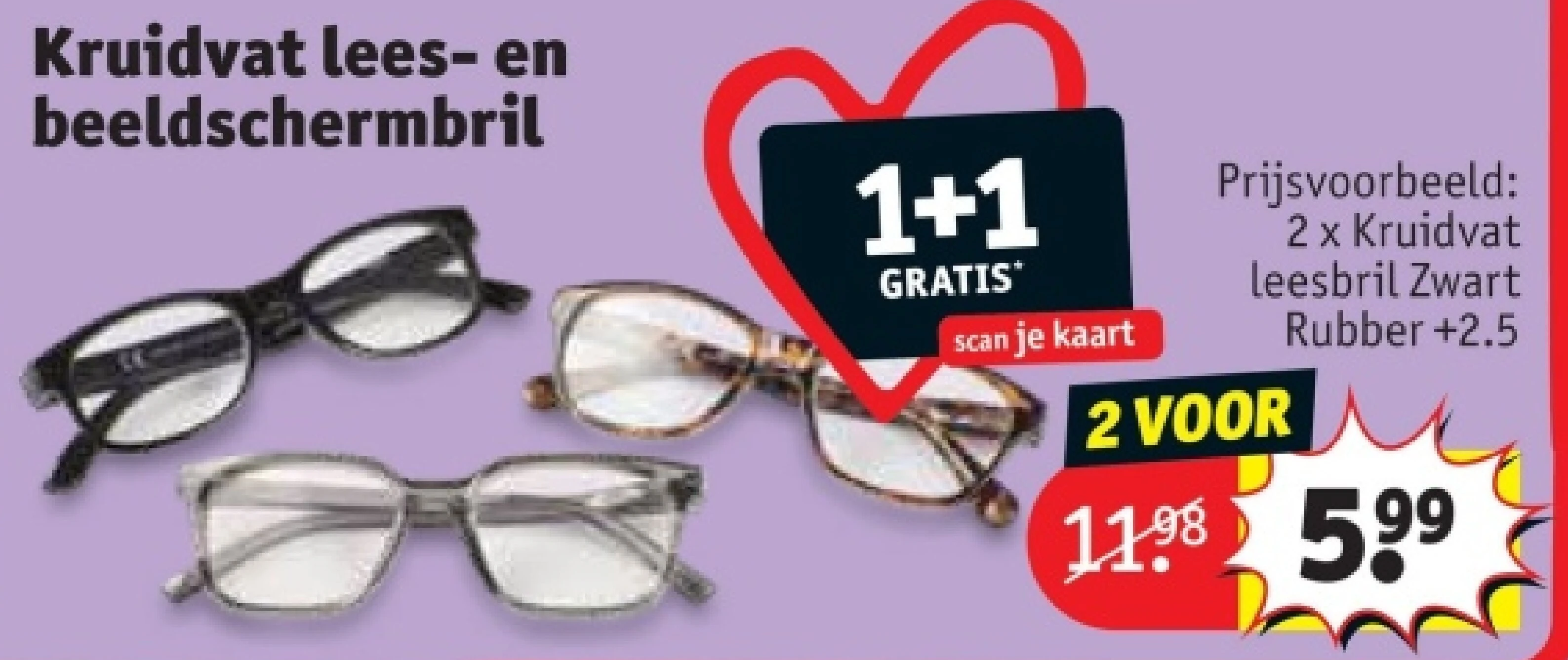 Kruidvat lees- en beeldschermbril