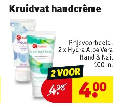 Kruidvat handcrème