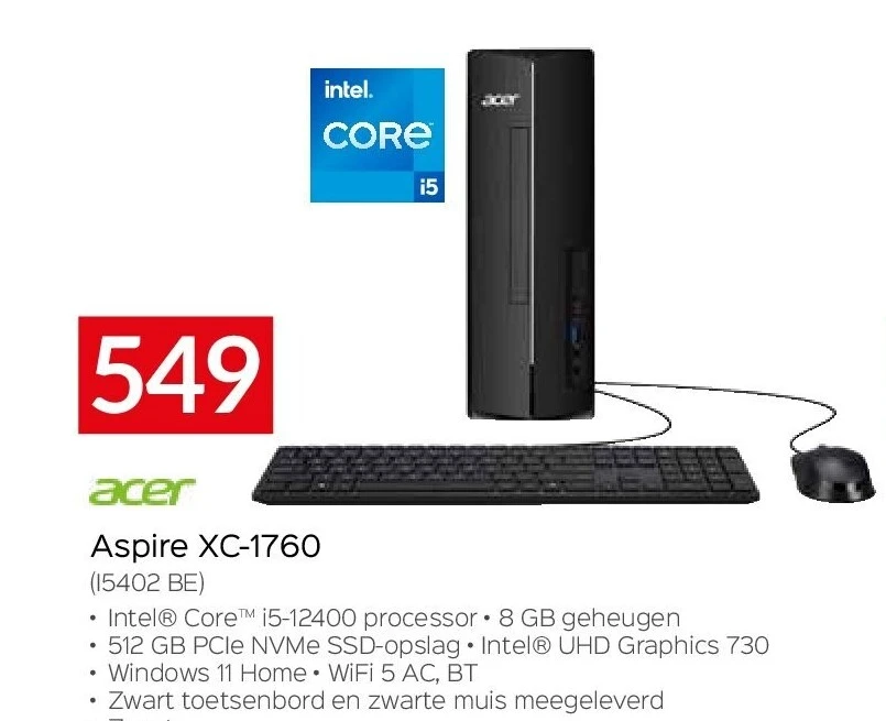 Acer Aspire XC-1760 (I5402 BE)