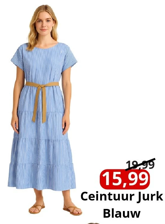 Ceintuur JurkBlauw