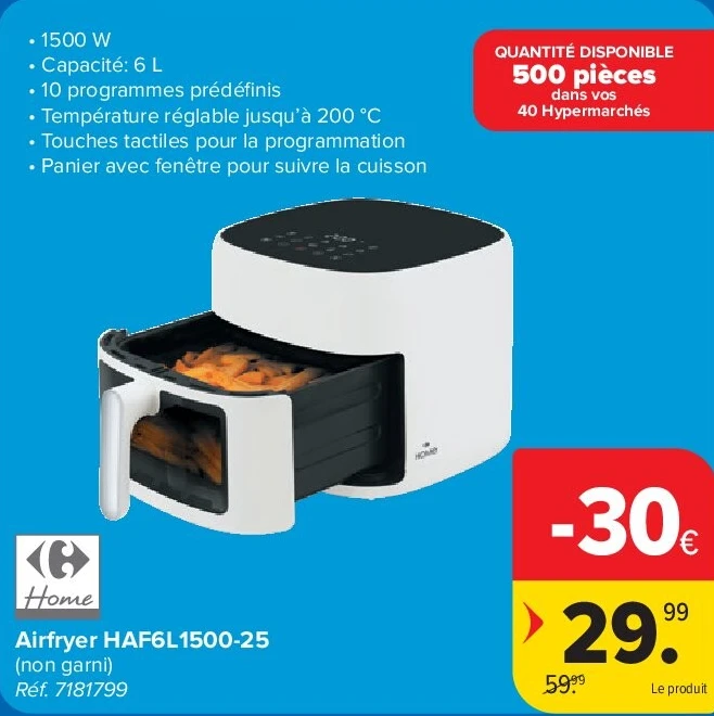 Airfryer HAF6L1500-25