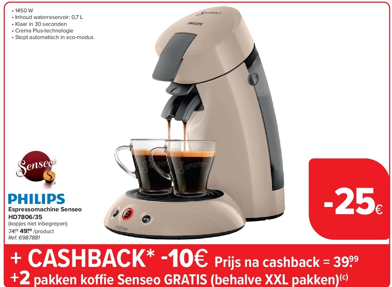 Espressomachine Senseo HD7806/35