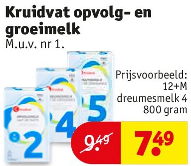 Kruidvat opvolg- en groeimelk