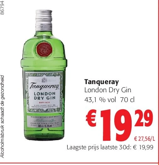 Tanqueray London Dry Gin